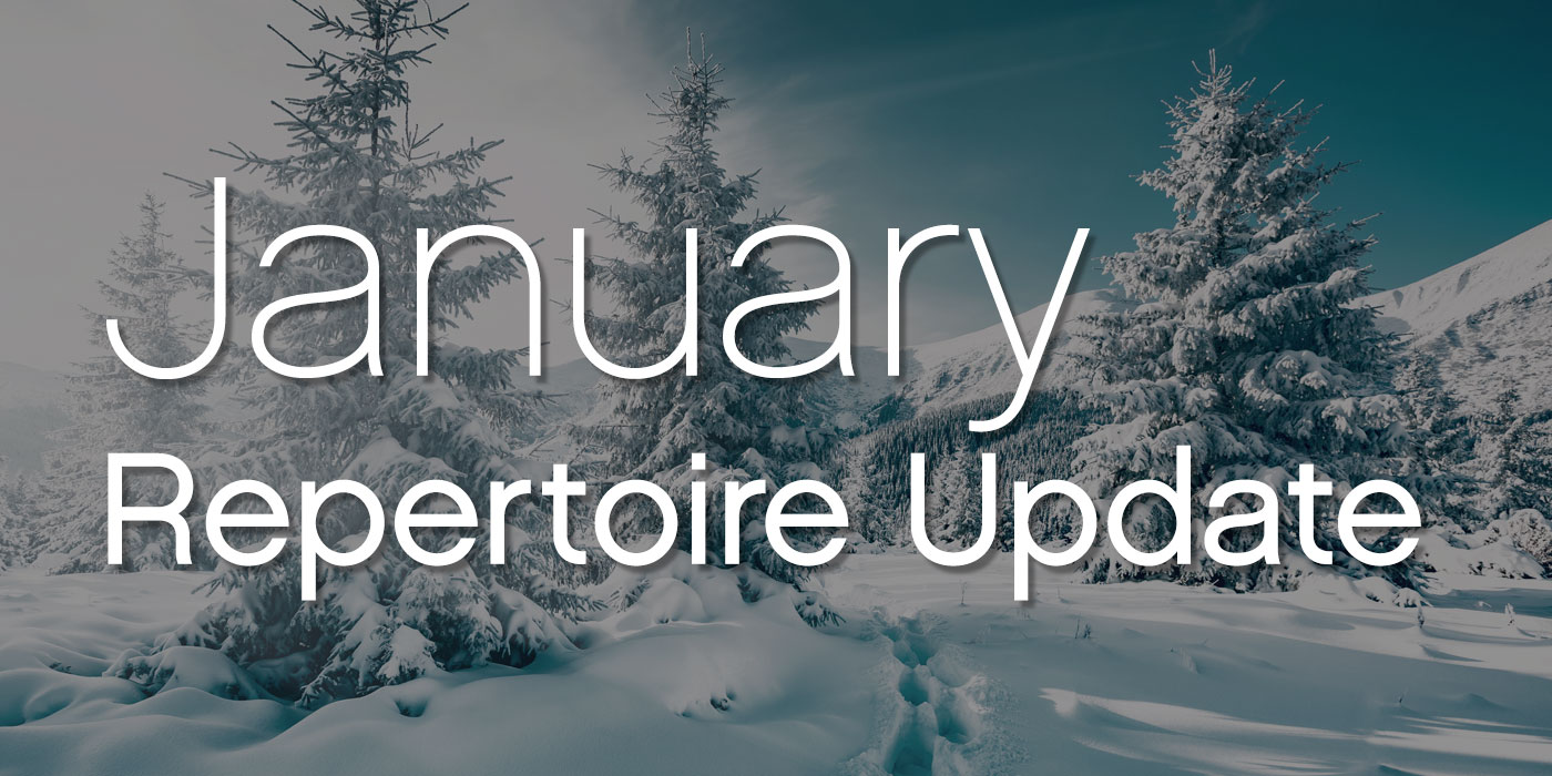 january 2021 repertoire update