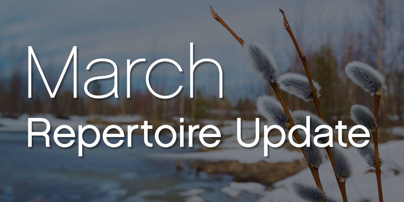 march repertoire update