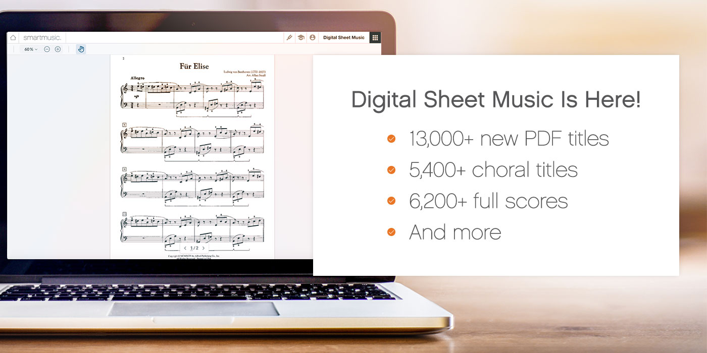 digital sheet music library