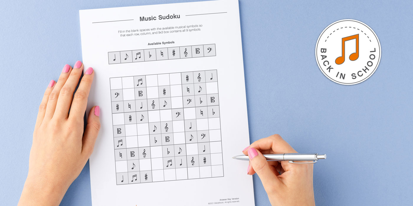 music symbols sudoku