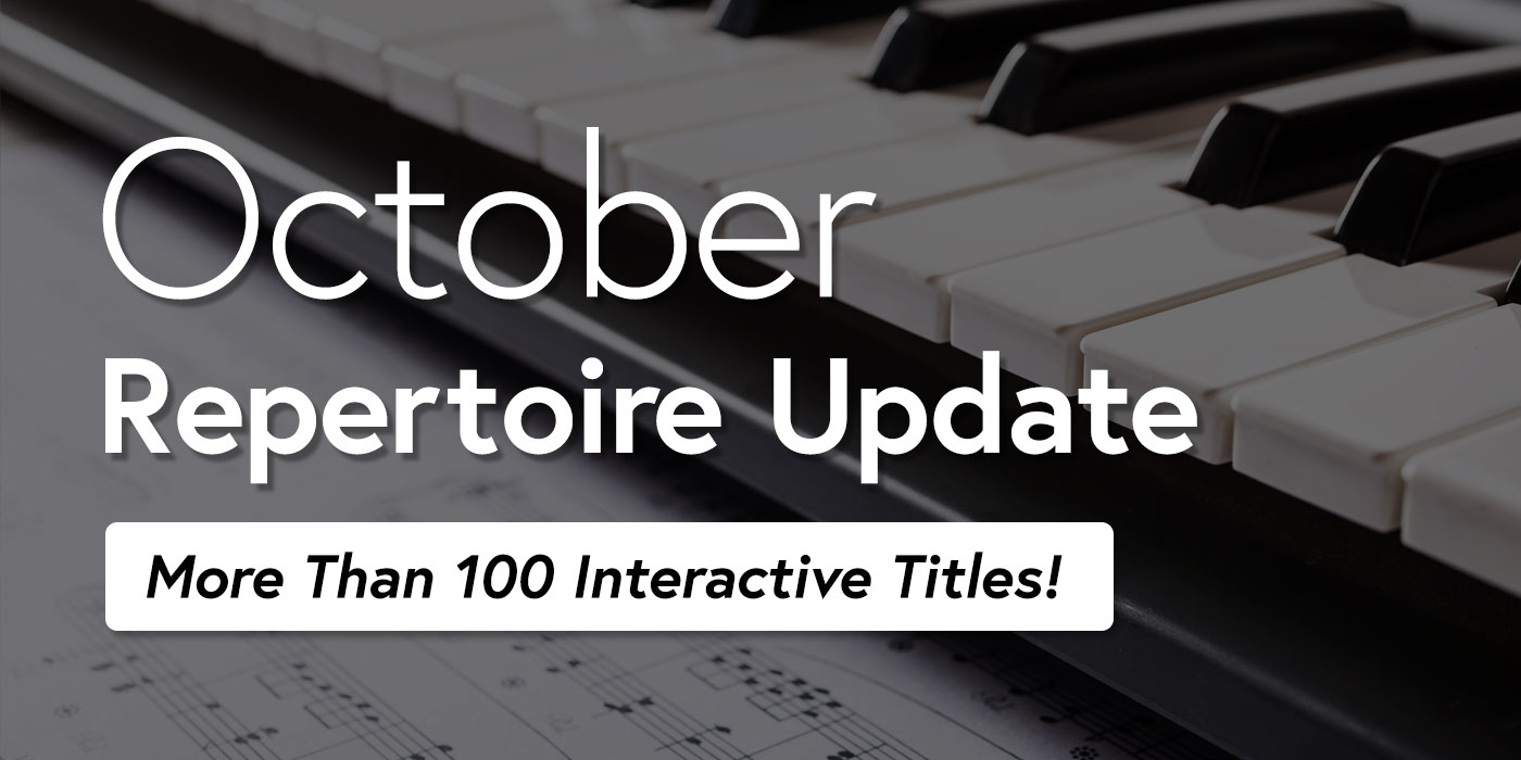 October 2022 Repertoire Update
