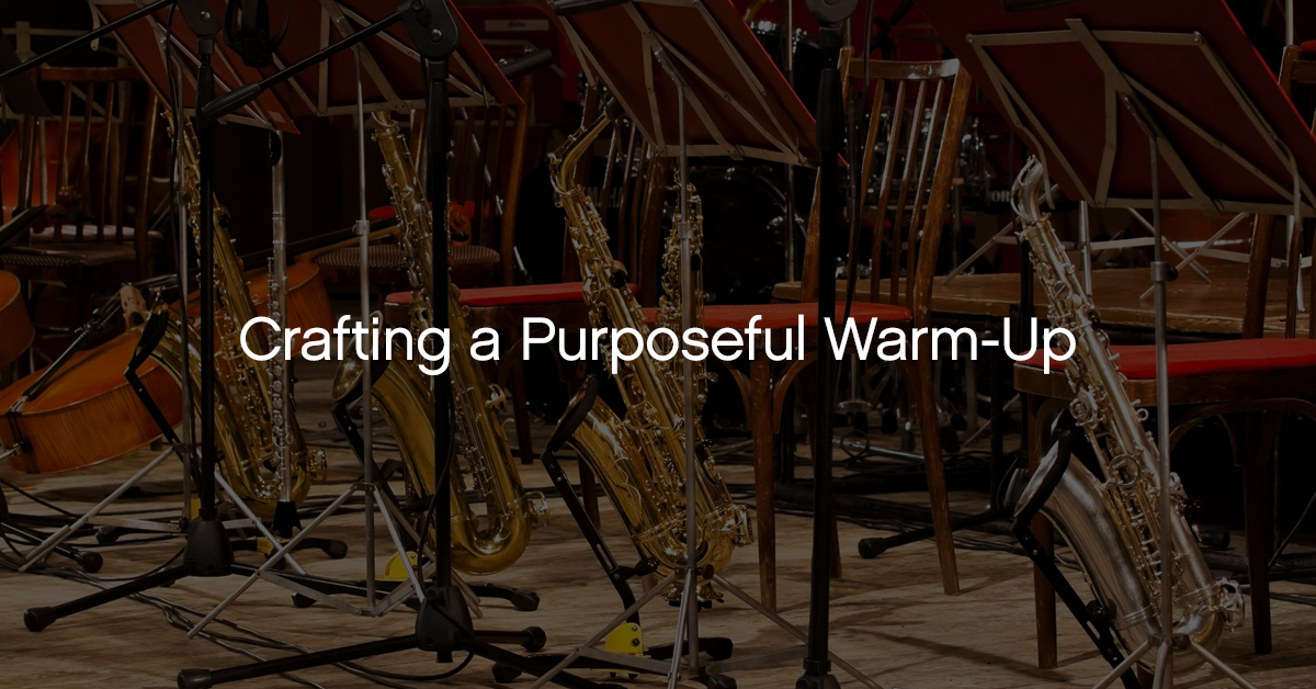 Bruce Pearson on Crafting a Purposeful Warm-Up