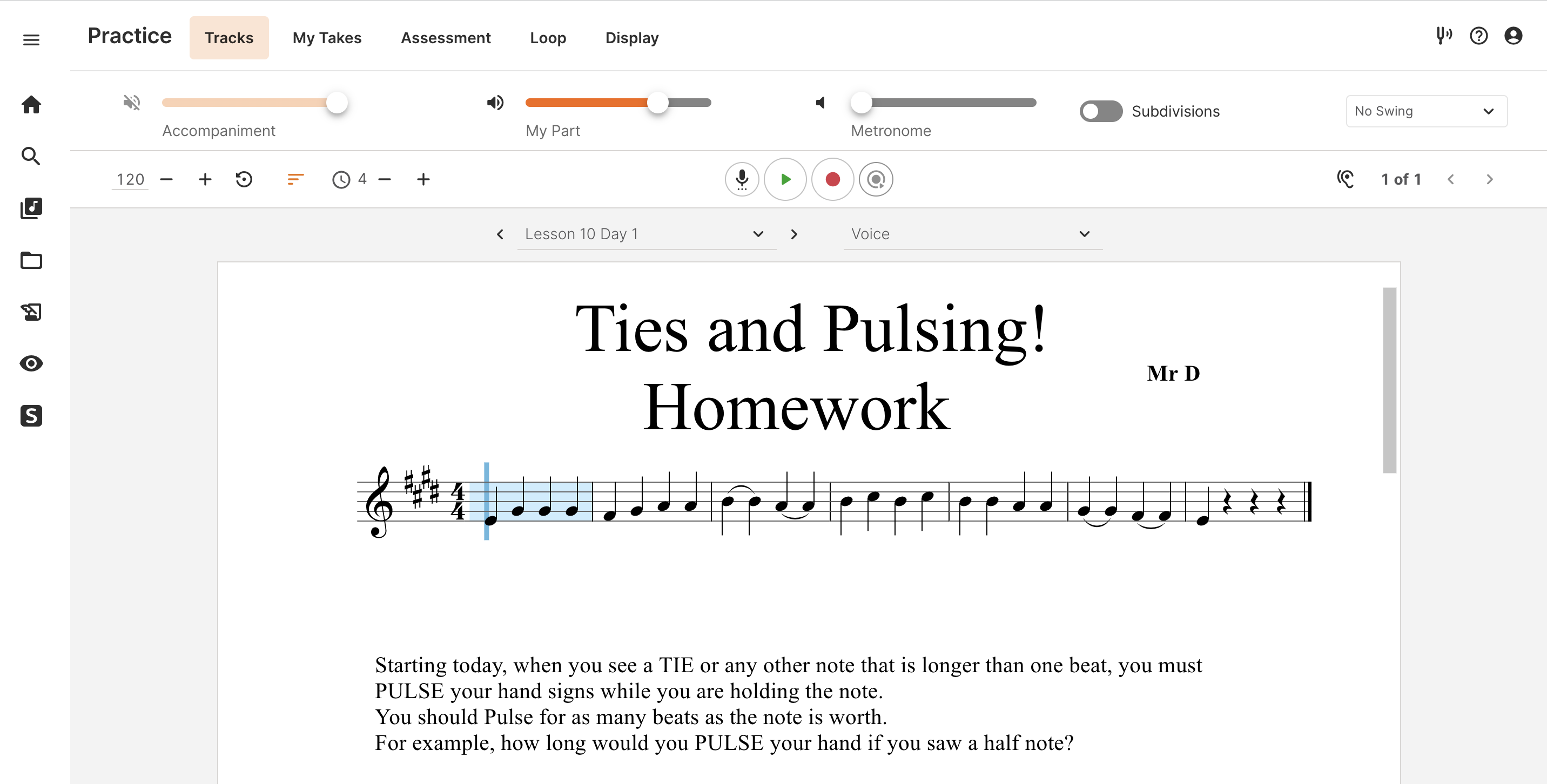 s-cubed sight singing ties