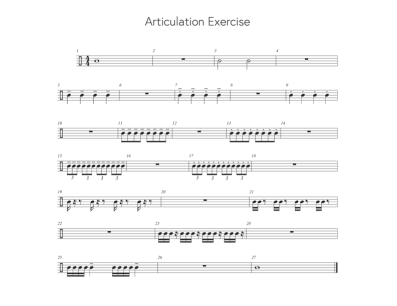 articulation exercise